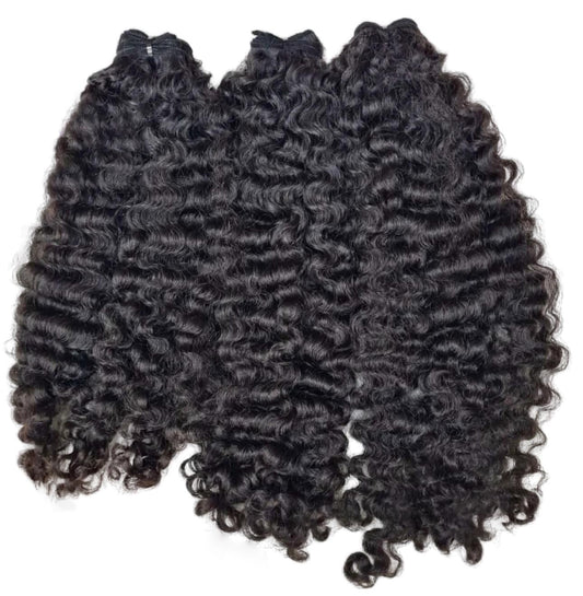 Raw Hair Burmese Curly | 3 Bundle deal